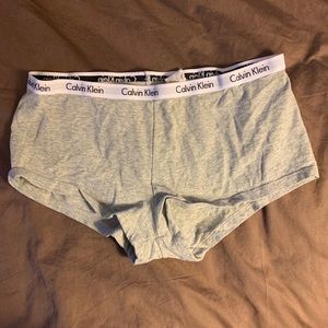 Calvin Klein grey boy shorts